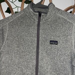 Patagonia Women’s Gray Zip-Up Fleece Jacket
